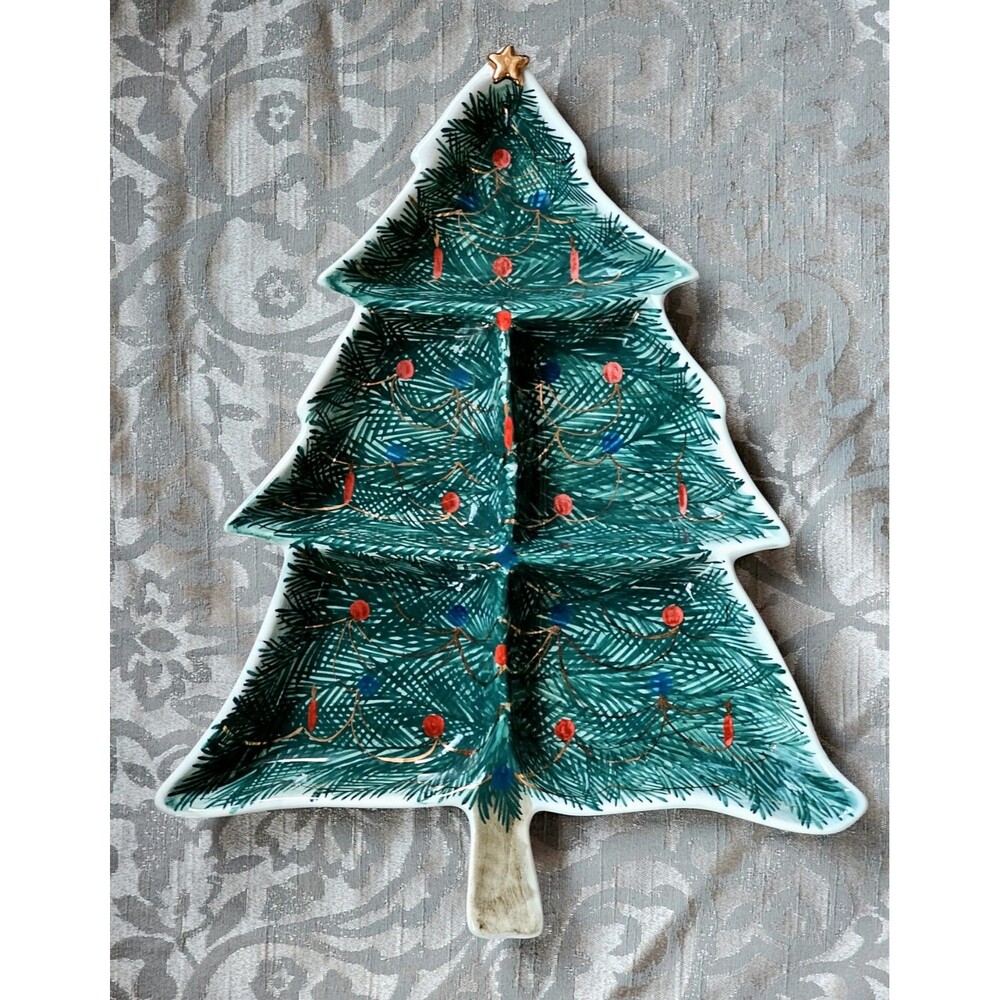 Mid-Century Modern Christmas Tree Tray Italy